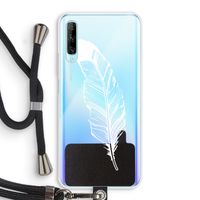 Pluim: Huawei P Smart Pro Transparant Hoesje met koord