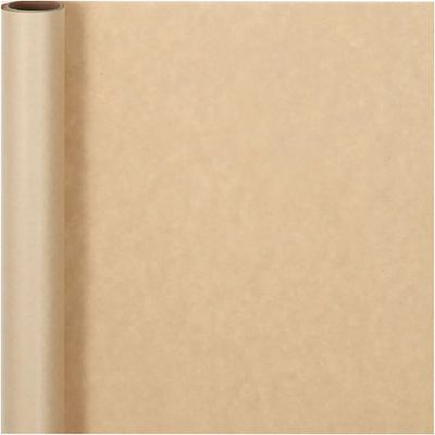 Rol inpakpapier/cadeaupapier - 1x - naturel/DIY - 500 x 50 cm
