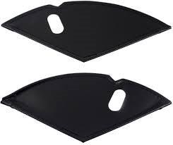 Jasbeschermer 26 inch lakdoek mat zwart