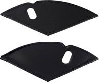 Jasbeschermer 26 inch lakdoek mat zwart