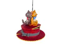 Ornament plastic aristokatten l10cm - Kurt s adler