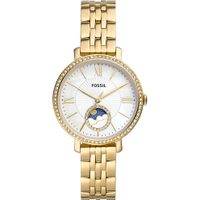 Fossil ES5167 Horloge Jacqueline Maanstand staal goudkleurig 36 mm