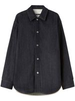 Jil Sander chemise en jean à manches longues - Bleu - thumbnail