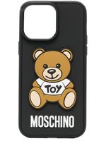 Moschino coque d'iPhone 14 Pro à motif Max Teddy Bear - Noir