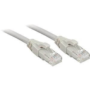 LINDY 45401 RJ45 Netwerkkabel, patchkabel CAT 6 U/UTP 0.50 m Grijs Snagless 1 stuk(s)