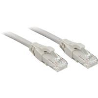 LINDY 45401 RJ45 Netwerkkabel, patchkabel CAT 6 U/UTP 0.50 m Grijs Snagless 1 stuk(s) - thumbnail