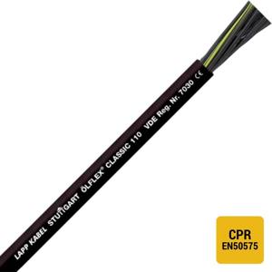 LAPP ÖLFLEX® CLASSIC 110 BK Stuurstroomkabel 18 G 1.5 mm² Zwart 1119883/1000 1000 m