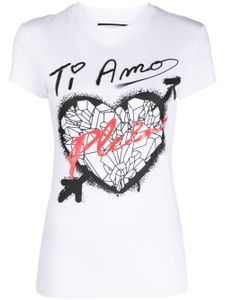 Philipp Plein t-shirt Sexy Pure Fit imprimé - Blanc