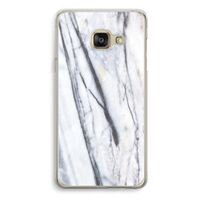 Gestreepte marmer: Samsung A3 (2017) Transparant Hoesje