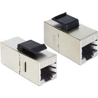 DeLOCK Keystone Mod RJ45 female > RJ45 female Cat.6 comp. keystone module - thumbnail