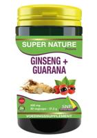 SNP Ginseng guarana 500mg puur 60 Vegetarische capsules