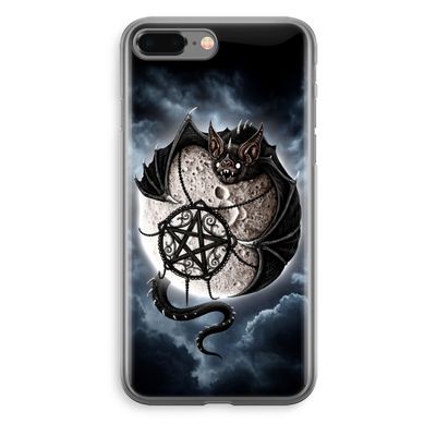 Volle maan: iPhone 8 Plus Transparant Hoesje