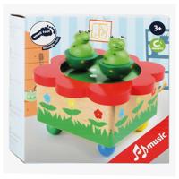 Small Foot houten muziekdoos kikker