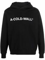 A-COLD-WALL* hoodie à logo imprimé - Noir - thumbnail