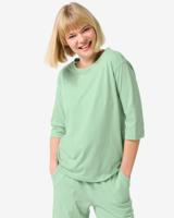 HEMA Dames Pyjamatop Katoen Lichtgroen (lichtgroen)