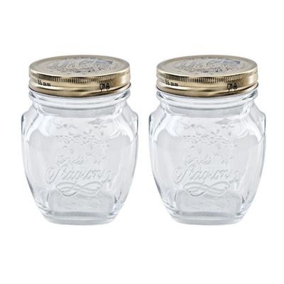 10x stuks weckpotten met draaideksel 200 ml