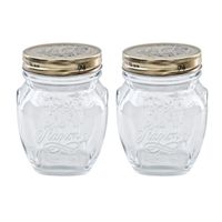 10x stuks weckpotten met draaideksel 200 ml