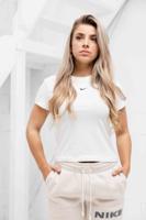 Nike Sportswear Chill Knit T-Shirt Dames Wit - Maat XS - Kleur: Wit | Soccerfanshop