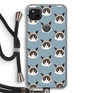 It's a Purrr Case: Pixel 4a Transparant Hoesje met koord