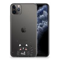 Apple iPhone 11 Pro Max Telefoonhoesje met Naam Cat Good Day