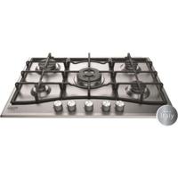 HOTPOINT PNN 751 IX - Gaskookplaat - 5 branders - 10,5kW - L75 x D51cm - Roestvrijstalen coating - Roestvrij staal HOTPOINT PNN 751 IX - Gaskookplaat - 5 branders - 10,5kW - L75 x D51cm - Roestvrijstalen coating - Roestvrij staal