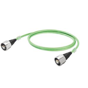 Weidmüller 1103670003 RJ45 Netwerkkabel, patchkabel CAT 5e U/UTP 0.30 m Groen Vlambestendig, Snagless 1 stuk(s)