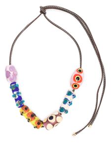 colville collier à perles Beatle - Marron