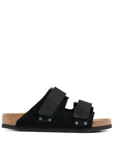 Birkenstock claquettes Uji en cuir - Noir