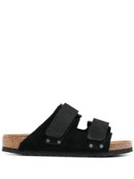 Birkenstock claquettes Uji en cuir - Noir - thumbnail