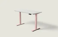 Desktronic HomeOne bureau Zachtroze / Grijs / 140x70 cm