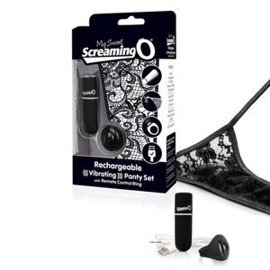 the screaming o - charged remote control panty vibe zwart