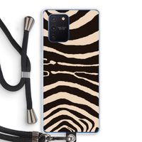Arizona Zebra: Samsung Galaxy Note 10 Lite Transparant Hoesje met koord