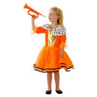 Oranje Koninginnen kleding voor meiden 3-5 jaar (S)  - - thumbnail
