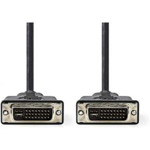 DVI-Kabel | DVI-I 24+5-Pins Male - DVI-I 24+5-Pins Male | 2,0 m | Zwart