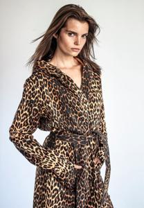 D-Robe badjas met capuchon - panter-xs