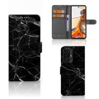 Xiaomi 11T | 11T Pro | Bookcase | Marmer Zwart - Origineel Cadeau Vader