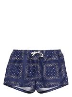 Jacquemus short de bain à imprimé graphique - Bleu