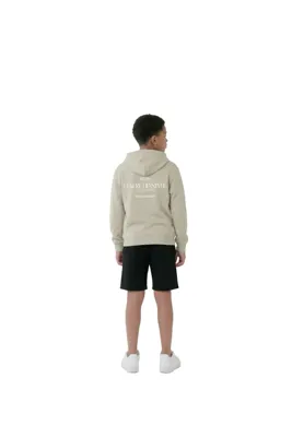 Malelions Relaxed Lifestyle Zip Hoodie Kids Beige - Maat 152 - Kleur: Beige | Soccerfanshop