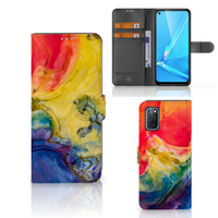 Hoesje OPPO A72 | OPPO A52 Watercolor Dark - thumbnail