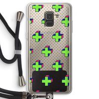 8-bit N°10: Samsung Galaxy A8 (2018) Transparant Hoesje met koord