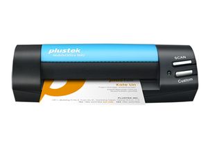 Plustek MobileOffice S602 Visitekaartjesscanner 1200 x 1200 DPI A6 Zwart, Blauw