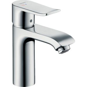 Hansgrohe Metris wastafelkraan 110 CoolStart met waste chroom 31121000