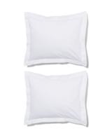 HEMA Kussenslopen 60x70cm percal wit (wit)