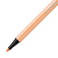 STABILO Pen 68, premium viltstift, pastel oranje, per stuk - thumbnail