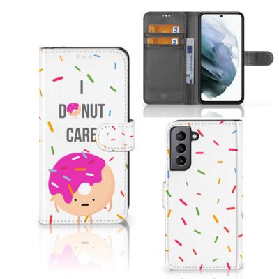 Samsung Galaxy S21 FE | Book Cover | Donut Roze