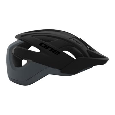 One Trail pro fietshelm donkergrijs/zwart maat l (58-61 cm)