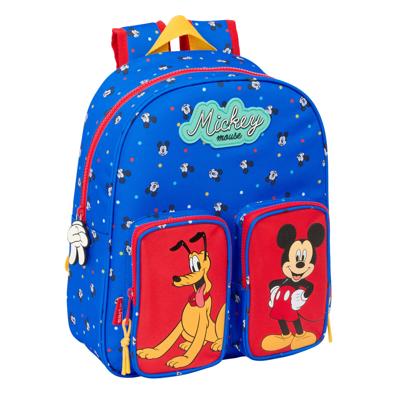 Schoolrugzak Mickey Mouse Clubhouse Good day Blauw 28 x 34 x 10 cm