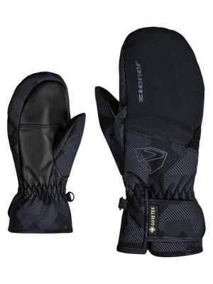 Ziener Levin Gtx Kinder Handschoen Black/Gray Ink Camo 5