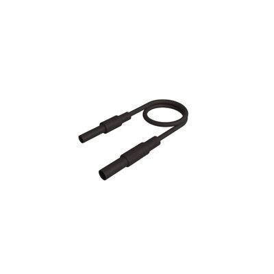 Hirschmann Test & Measurement MAL S GG-B 25/2,5 sw Veiligheidsmeetsnoer 4mm-veiligheidsstekker 4mm-veiligheidsbus 25 cm Zwart 1 stuk(s)