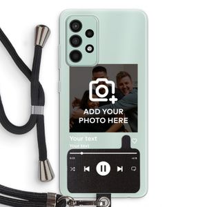 Music Player: Samsung Galaxy A52s 5G Transparant Hoesje met koord